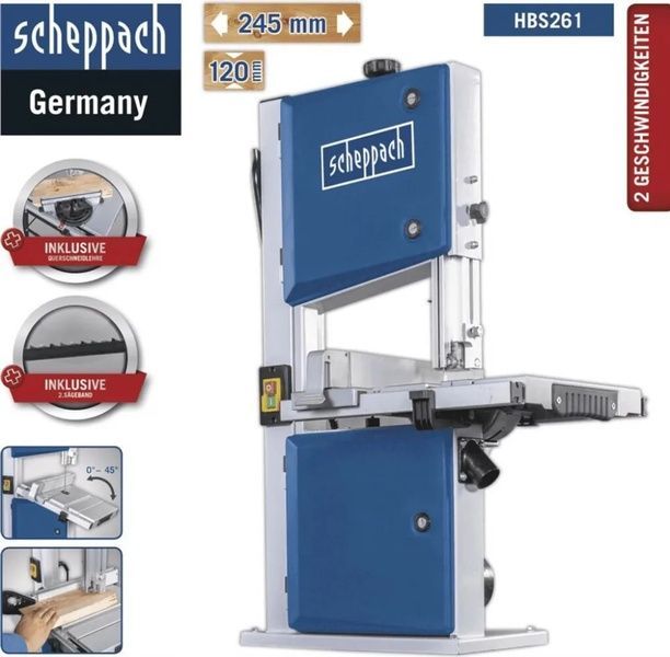 Ленточный станок Scheppach HBS261  5901514901 фото