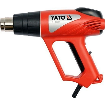 Фен технічний YATO 2 кВт 550&deg;C + аксесуари і кейс  YT-82291 фото