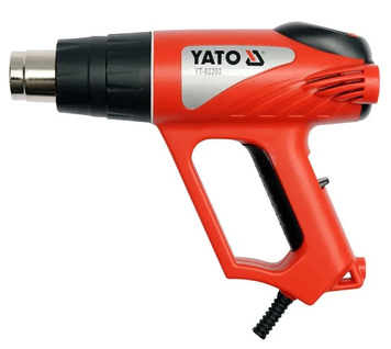 copy_Фен технічний YATO 2 кВт 550&deg;C + аксесуари і кейс YT-82292 фото