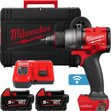 Дрель-шуруповерт аккумуляторная безщеточная ударная MILWAUKEE M18 ONEPD3-502X, 158Нм 4933492801 фото