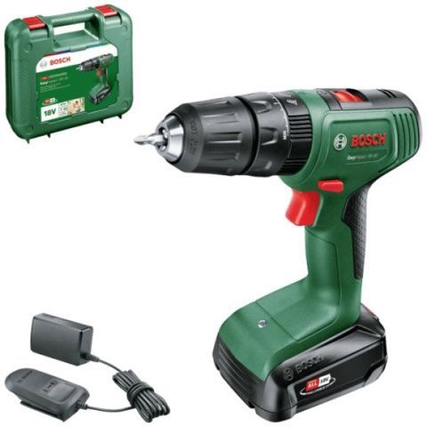 Аккумуляторная ударная дрель-шуруповерт Bosch EasyImpact 18V-40 06039D8107 фото