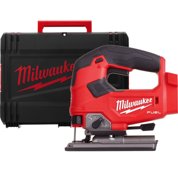 Лобзик аккумуляторный MILWAUKEE, M18 FJS-0X (каркасное полотно, адаптер, кожух, насадка, накладка подошвы, HDкейс) 4933464726 фото