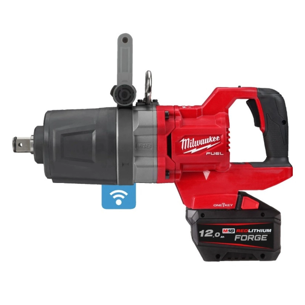 Гайковерт акумуляторний безщітковий 1'' MILWAUKEE, M18 ONEFHIWF1DS-121C, 2711Нм (зарядний пристрій M12-18 FC, 1 акумулятор FB12 4933499253 фото