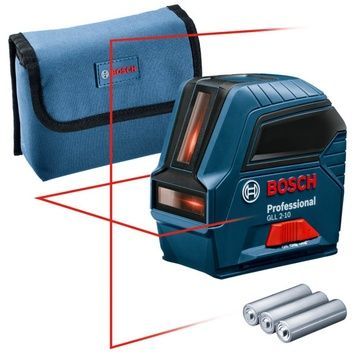 Лазерний нівелір Bosch GLL 2-10 Professional з чохлом 0601063L00 фото