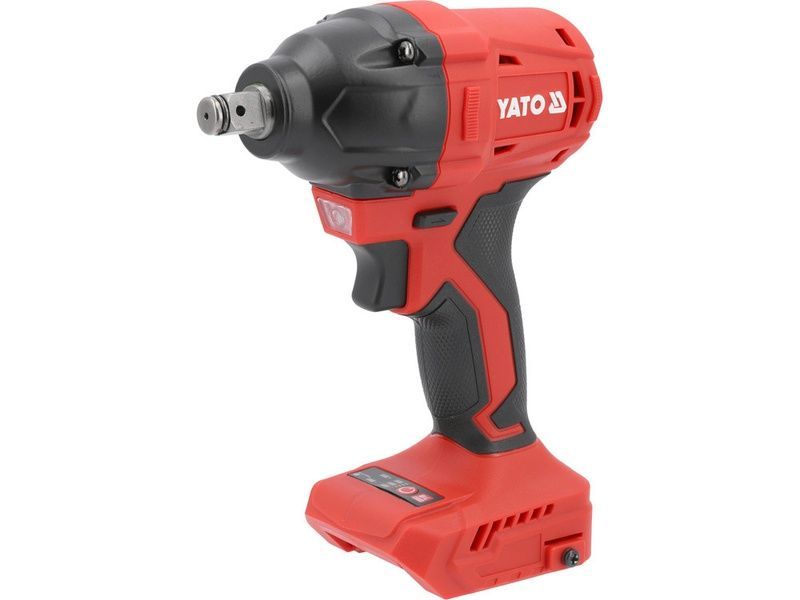 Гайковерт ударний акумуляторний YATO: 18 В Li-Ion, квадрат 1/2", 350 Нм (БЕЗ АКУМУЛЯТОРА) [10] YT-827792 фото