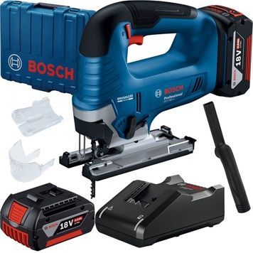 Акумуляторний лобзик Bosch GST 185-LI Professional з 2 акб 4 Ah і з/п, в кейсі 06015B3024 фото