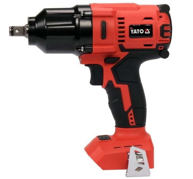 Гайковерт ударний акумулят безщітковий YATO:квадрат-1/2",700 Нм, Li-Ion 18 В,3 Агод(БЕЗ АКУМУЛЯТОРА) YT-828061 фото