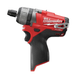 Шуруповерт акумуляторний безщітковий 1/4'' HEX MILWAUKEE, M12 CD-0, 37Нм (каркас, кліпса для ременя, картонне пакування) 4933440450 фото 1