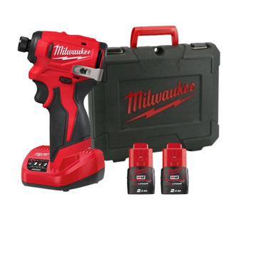 Шуруповерт ударный аккумуляторный бесщеточный 1/4'' HEX MILWAUKEE, M12 BLIDRC-202C 4933499690 фото