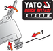 Багатофункційний інструмент акумуляторний YATO Li-Ion 10.8 В 15000 об/хв + насадки + 2 акумулятора + кейс YT-82900 фото 2