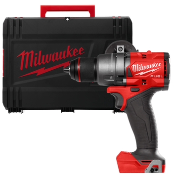 Дрель-шуруповерт аккумуляторная бесщеточная MILWAUKEE, M18 FDD3-0X,158Нм (каркас, клипса для ремня, боковая ручка, HD кейс) 4933479862 фото