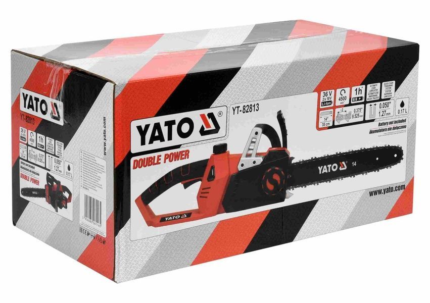 Аккумуляторная цепная пила YATO YT-82813 YT-82813 фото