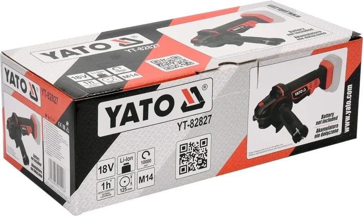 Аккумуляторная угловая шлифмашина YATO YT-82827 YT-82827 фото