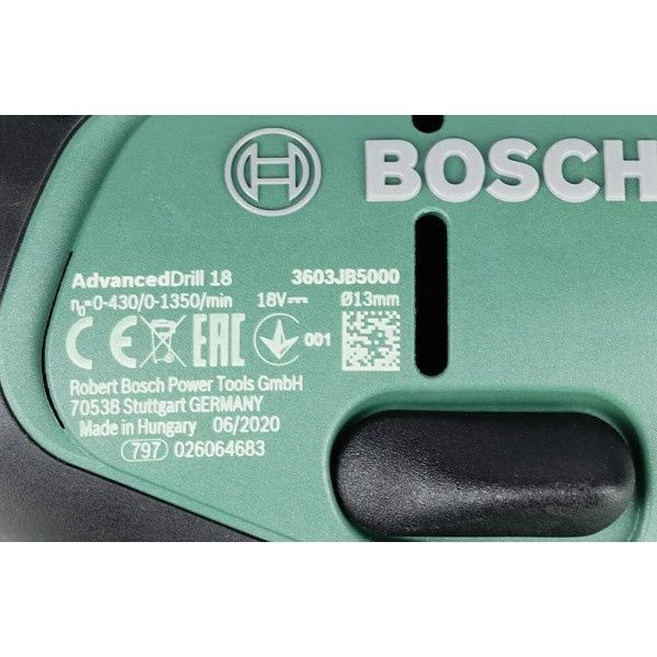 Акумуляторний дриль-шуруповерт Bosch AdvancedDrill 18  06039B5003 фото